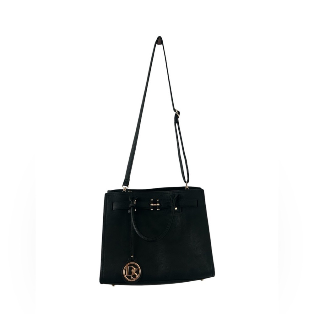 Dasein like new condition black large 13”x10.5”x5” handheld/shoulder purse - Picture 2 of 11